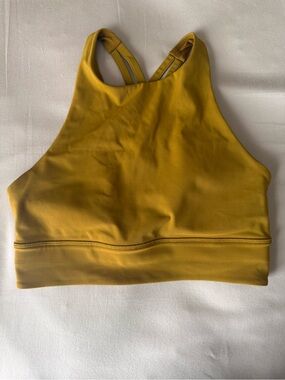 Lululemon High Neck Long Line Energy Sports Bra like new